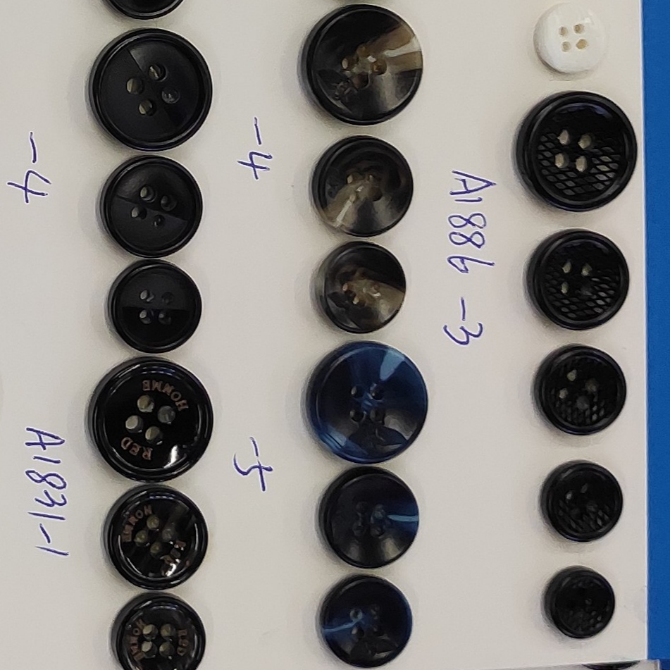 Resin High-Grade Button Suit Buckle Application Scenario