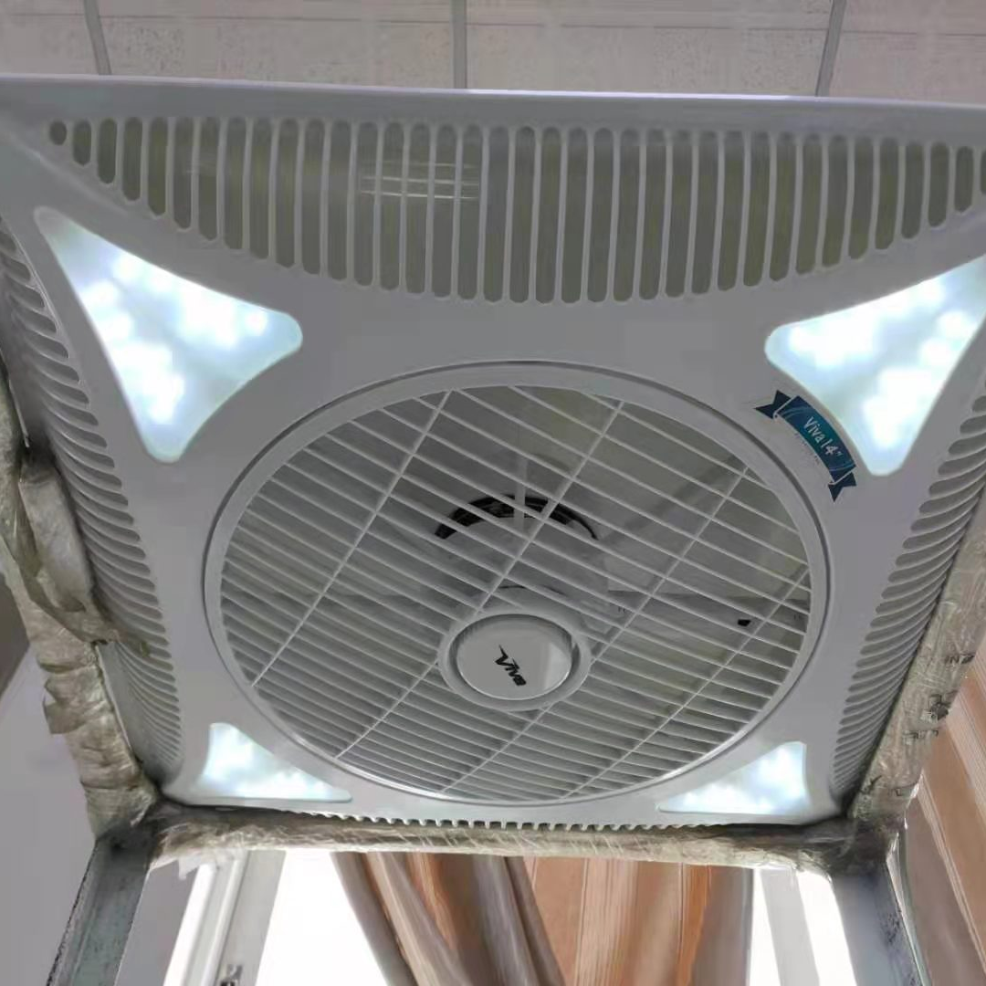 Ceiling fan corner lamp remote control 60X60