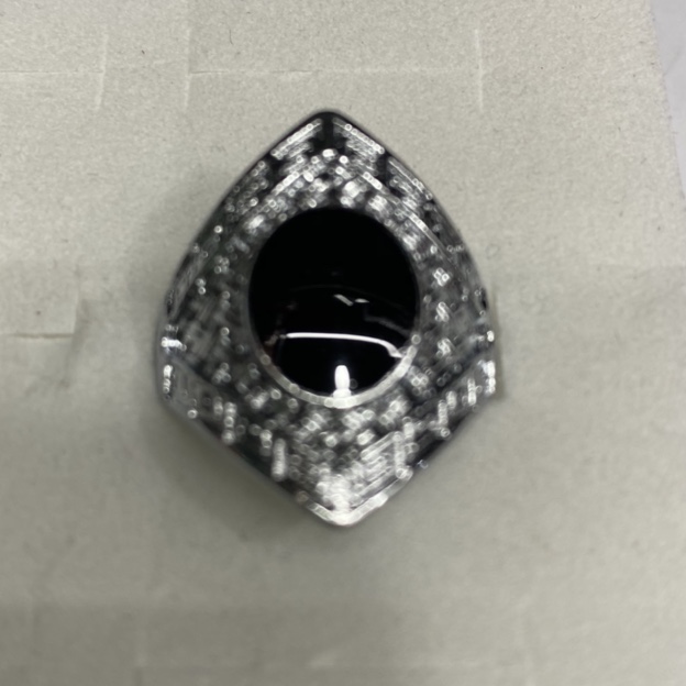 Electric antique silver two pointed black drops oil popular fashion men and women