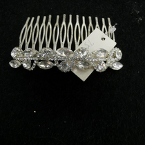 Exquisite minimalist hair accessories Stars crystal edge clip headdress wedding veil evening gown welcome accessories