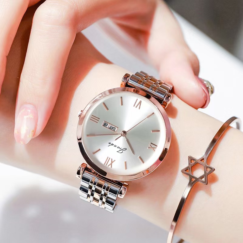 Internet-famous watches, best-selling watches on Douyin and Kuaishou, waterproof dual calendar watches Specification image