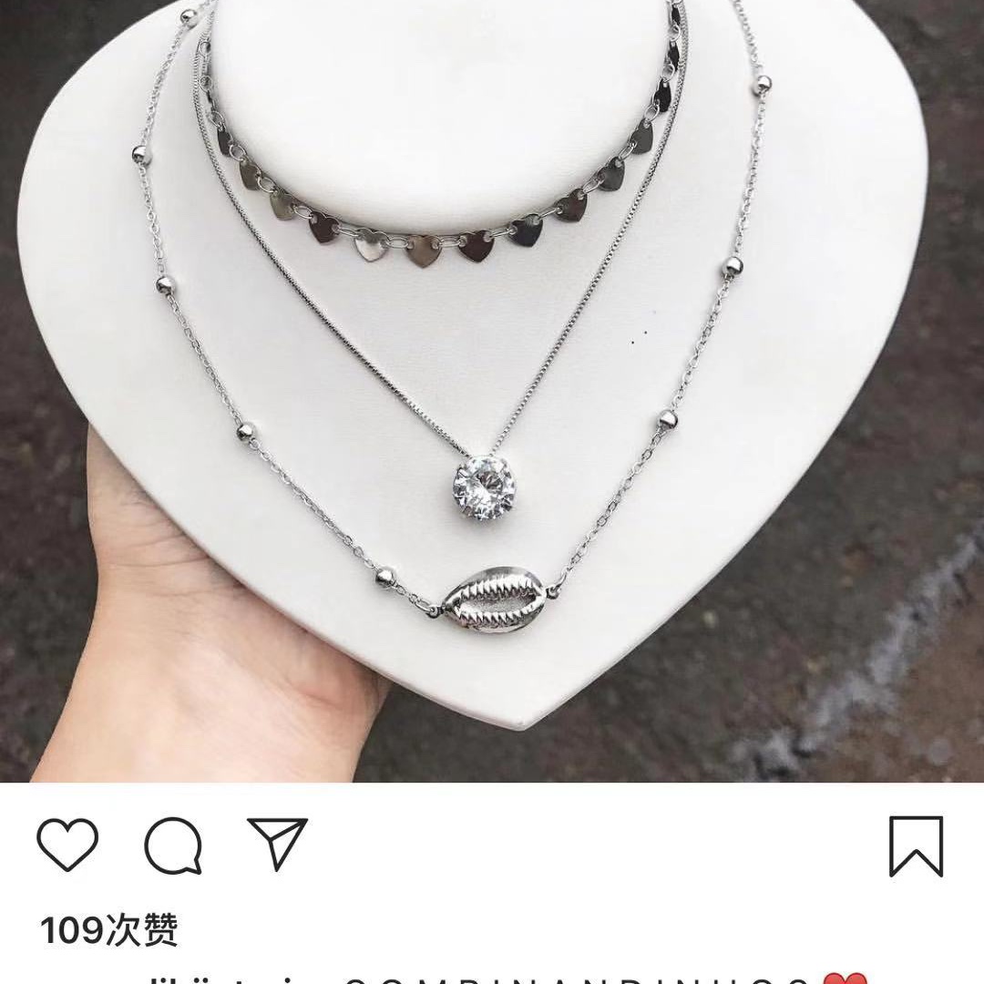 Classic Three-Layer Most Popular Neck Chain 17