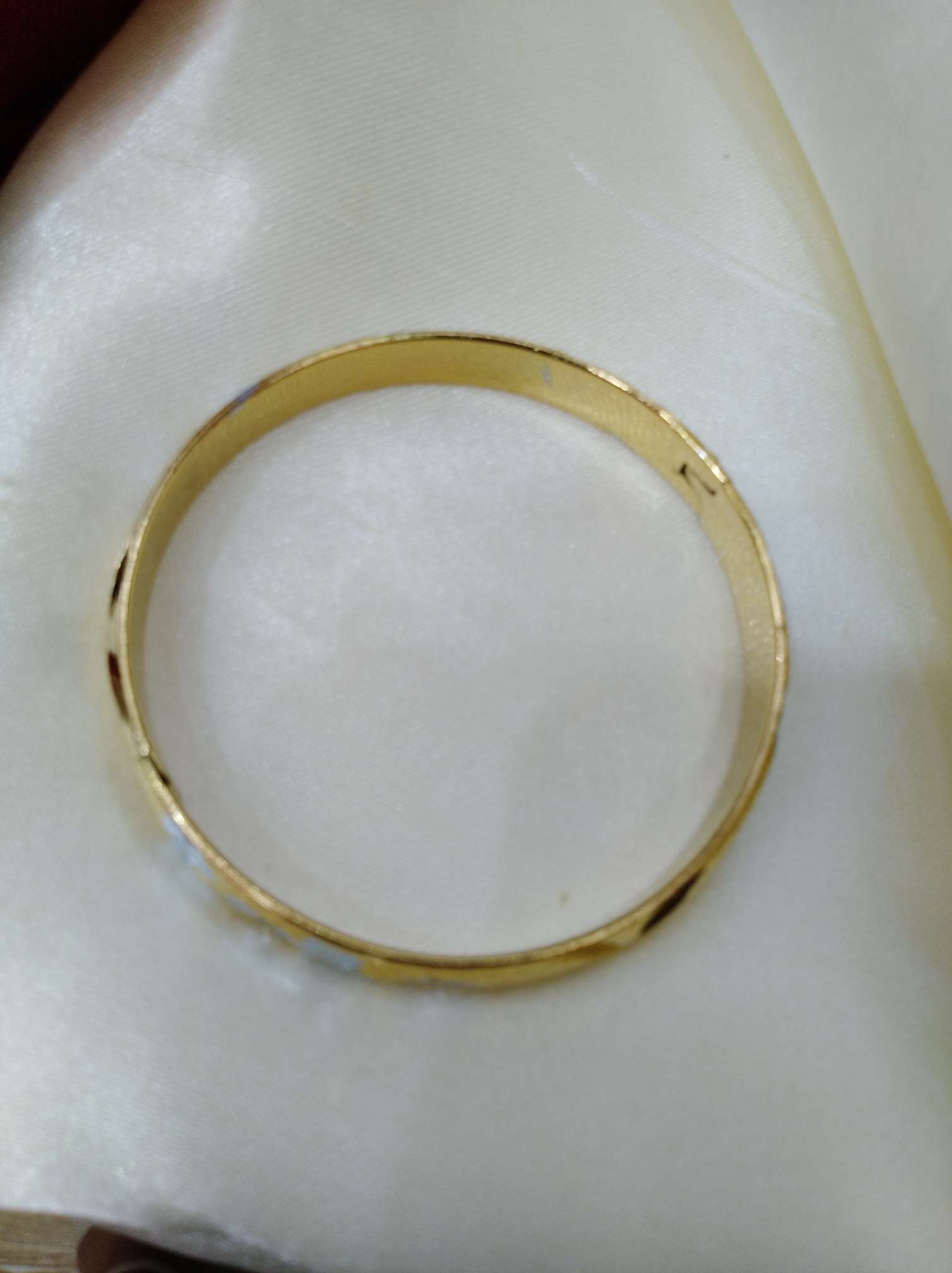Internet-famous bestseller, color-preserving gold bracelet 18 details Picture