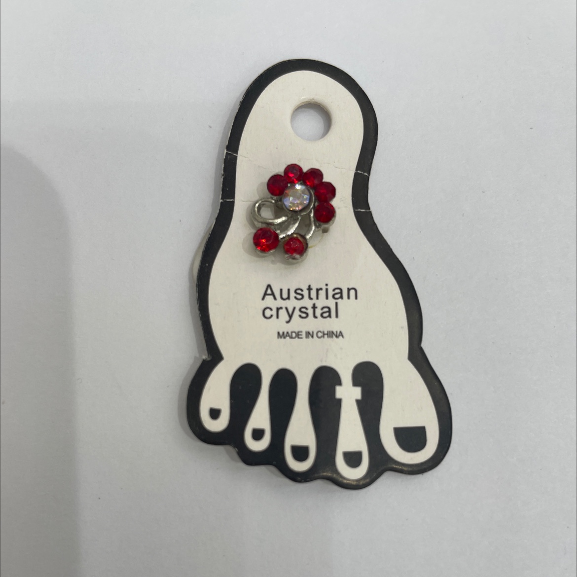 流行饰品花脚戒图