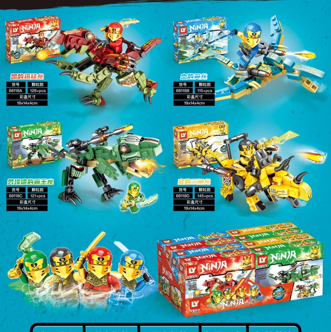 68118 Naruto - Power Rangers, show box set