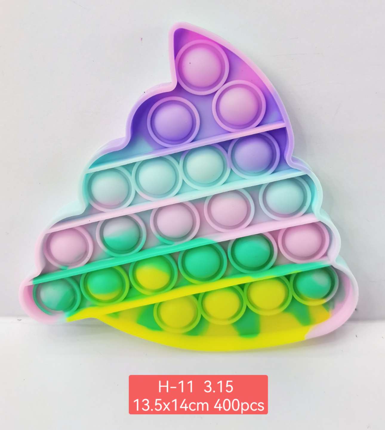 Strawberries. Macaron-colored bubble fun for relaxation and stress relief detail image 1