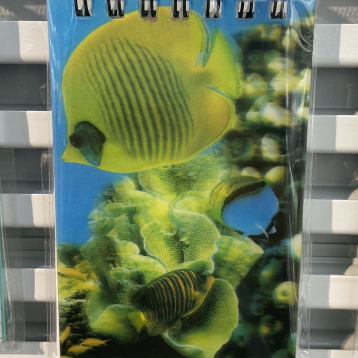 Tropical fish notebook