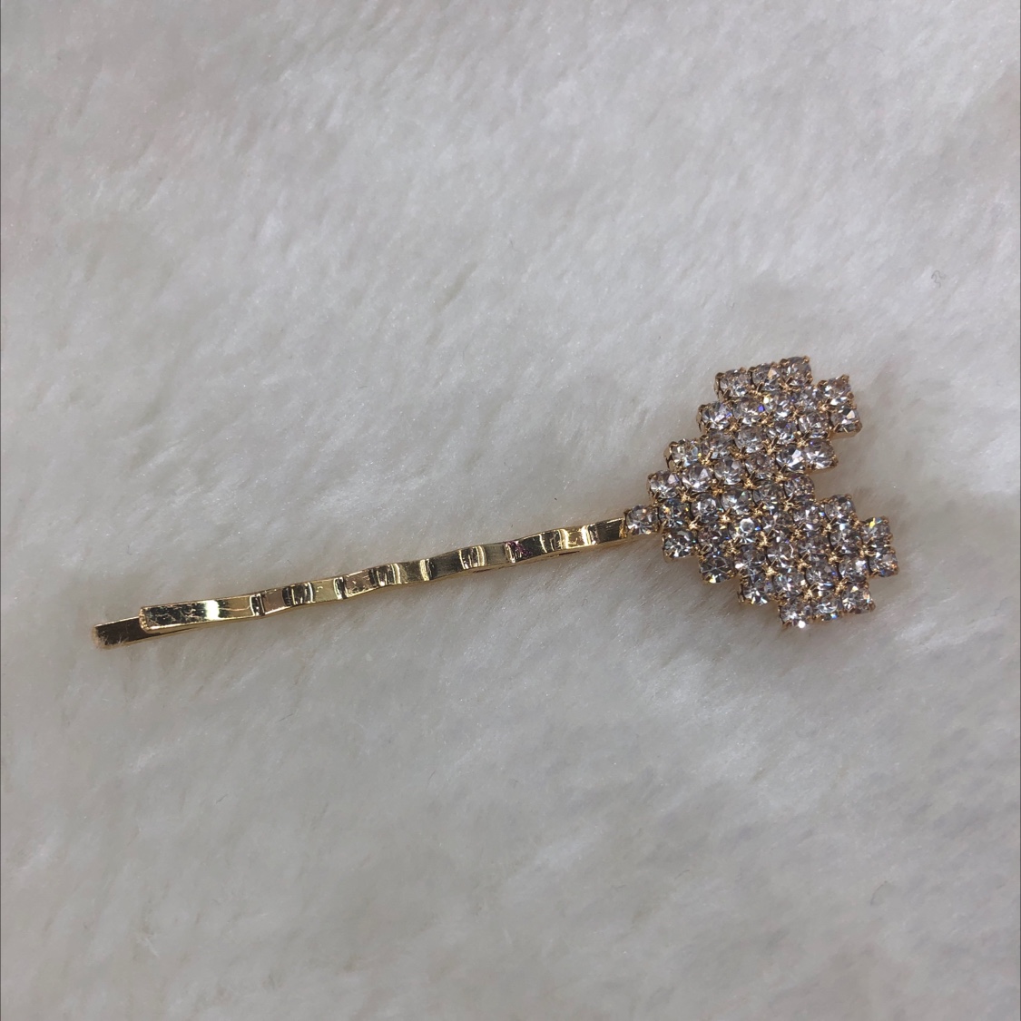 Love one word clip hairpin side clip