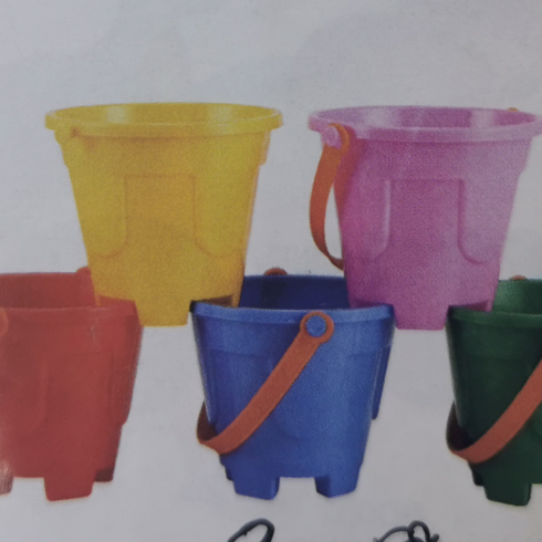 5.5寸圆形城堡沙滩桶