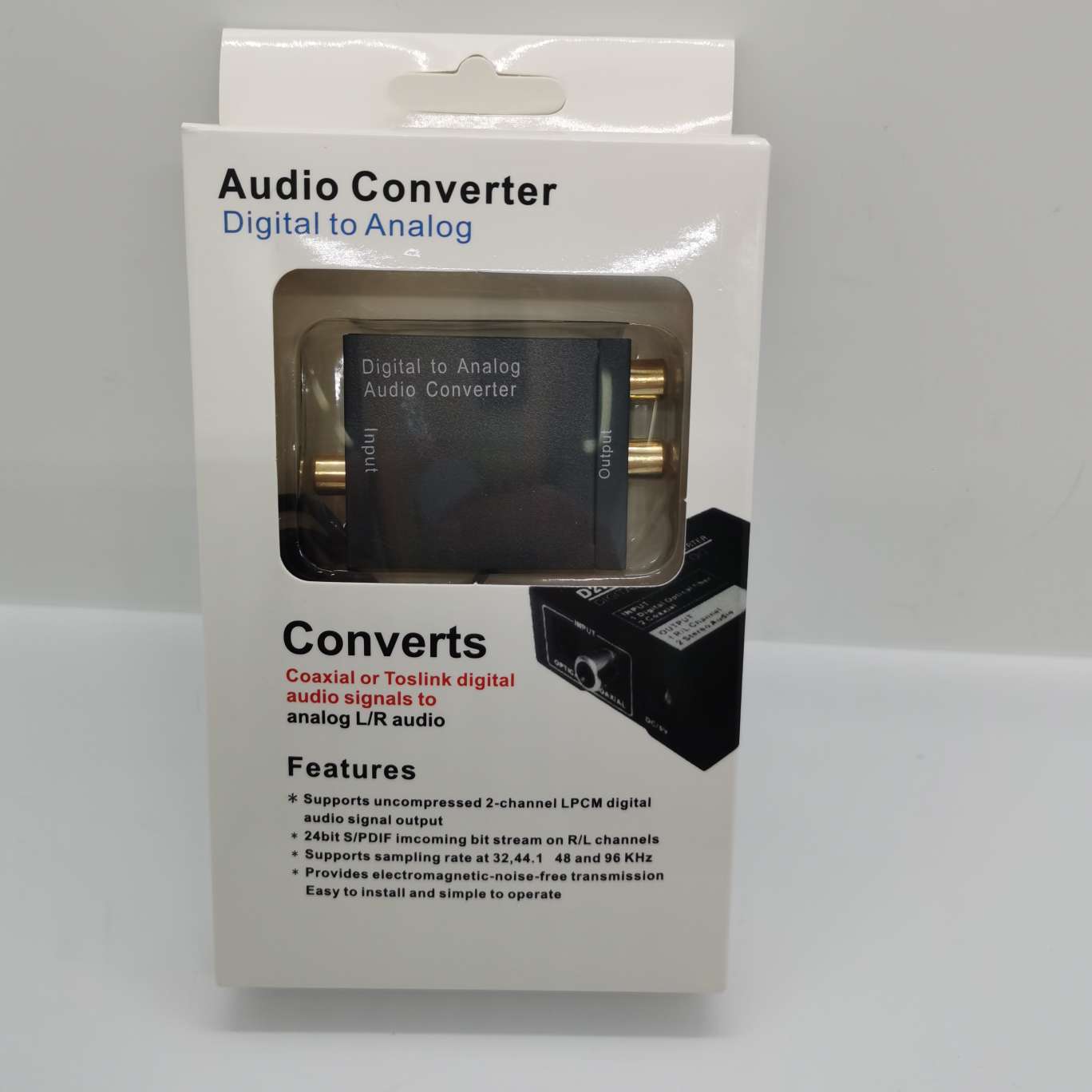 audio converter跨境专供 数字转模拟 数字信号音频转换器 光纤转模拟音频转换器详情图2