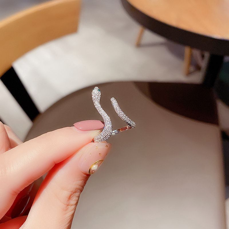 فتحات الثعبان يمكن ضبط خواتم الموضة الخاصة بالخواتم المنحنية Item Picture