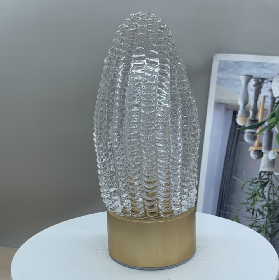 Glass lamp shade decoration