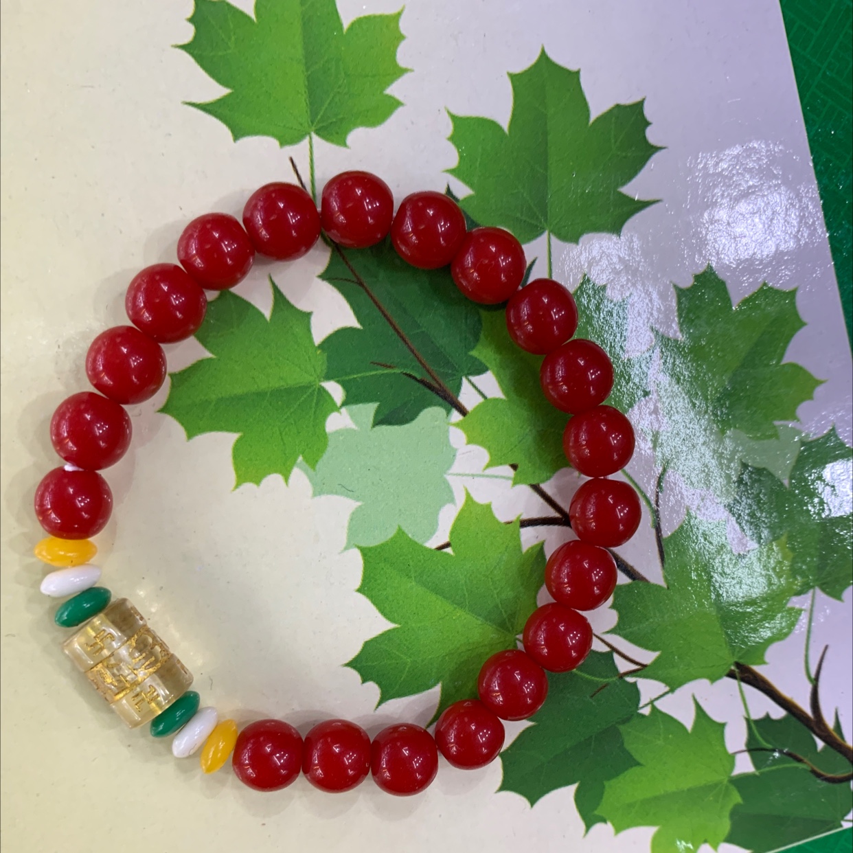 红石榴手串产品图