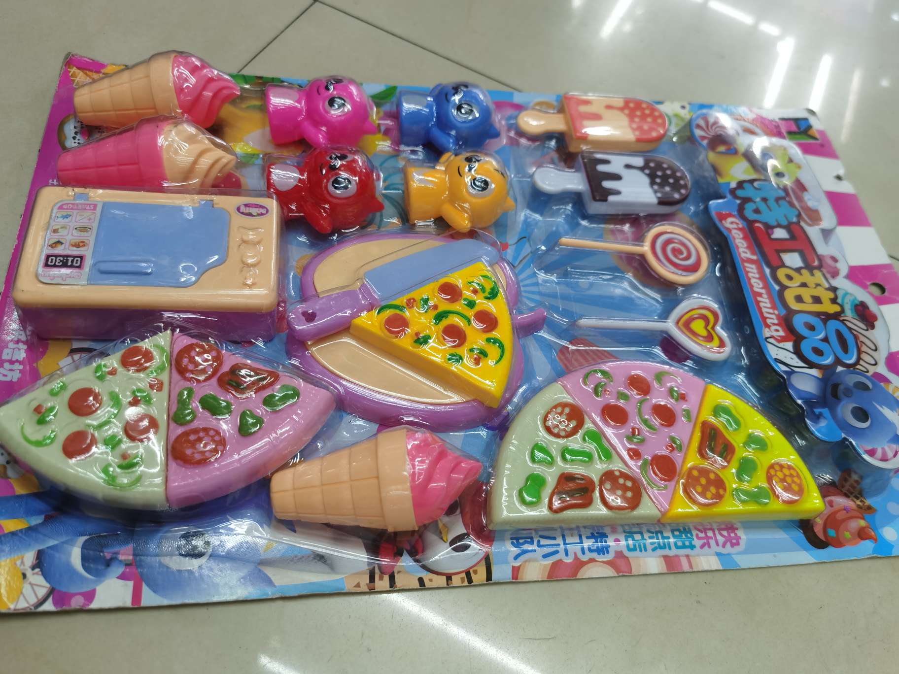 塑料玩具，特工甜品系列细节图