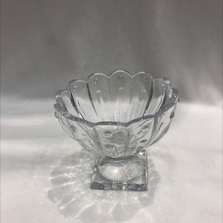 Hydroponic plant bottle Glass Eco-bottle Thickened green plant simple square hydroponic glass vase transparent pattern green carrot ice cream bowl