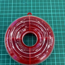 Doughnuts with red bottom in the box