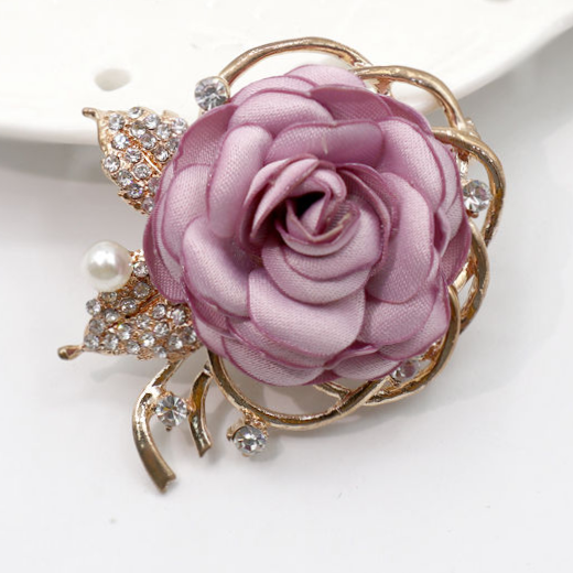 Temperament Flower Brooch Women's Accessories Atmospheric Fresh Coat Pin Cardigan Elegant Spring brooch pin