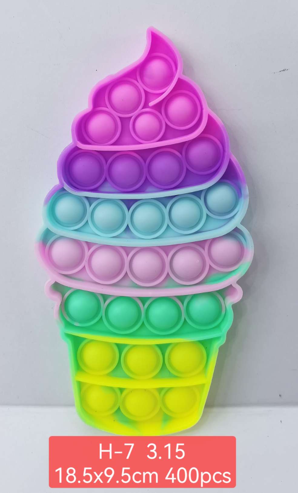 Strawberries. Macaron-colored bubble fun for relaxation and stress relief detail image 7