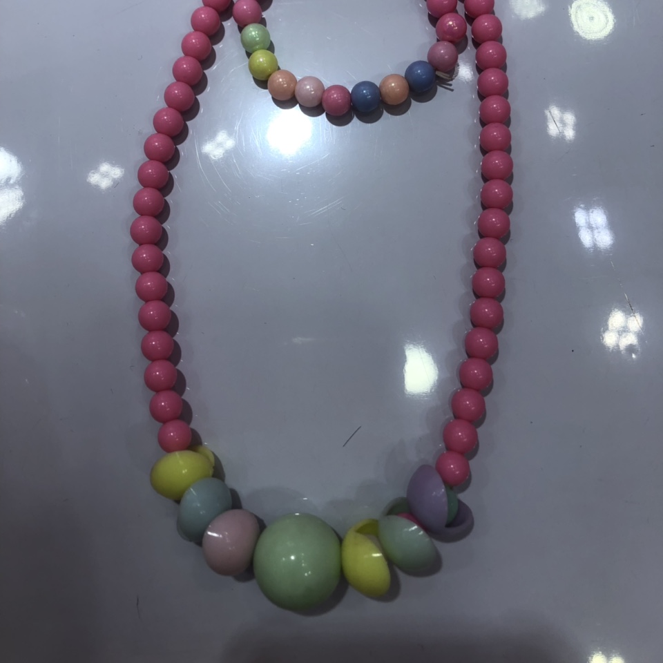 Children's necklace, pearl bracelet, Korean version for girls