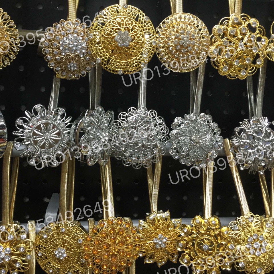 URO Curtain Tie pair with non-punch magnet buckle accessories hanging ball tie tie tie all match suction household storage cord thumbnail