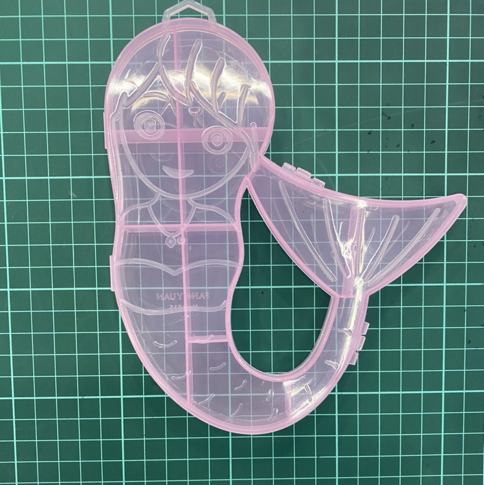 Square box pink mermaid