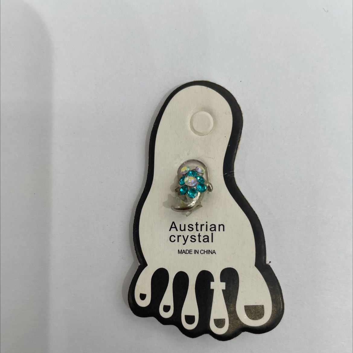 流行饰品小鱼脚戒图