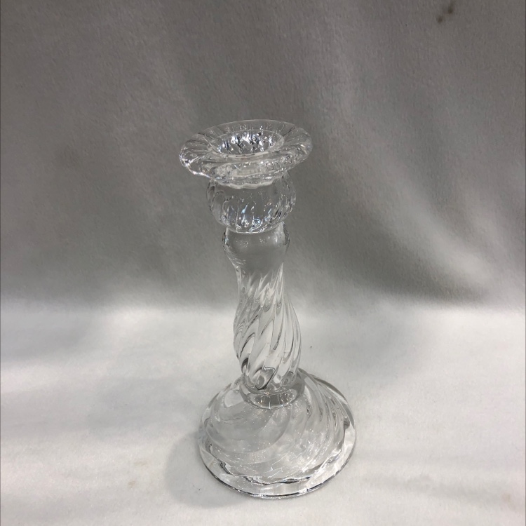 Glass candlestick bar candlestick European simple glass candlestick retro creative candlestick decoration