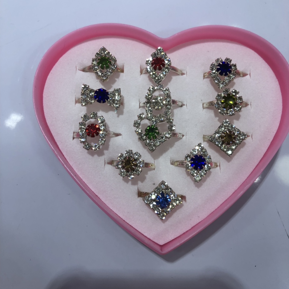 12 alloy rings for children