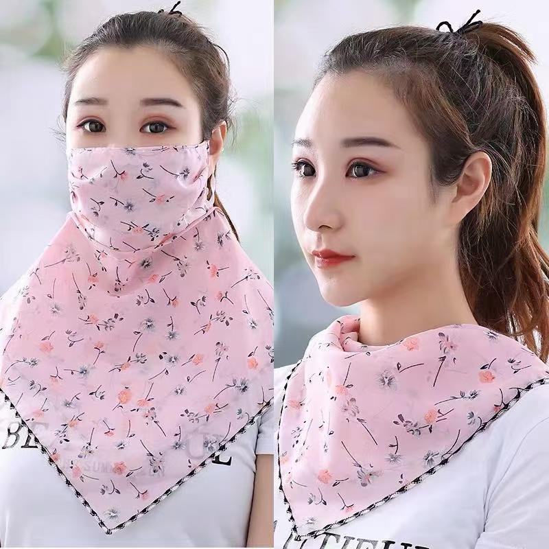 Sun Mask Female Uv Protection Summer Thin Ice Silk Dust Breathable Fashion Trend Female Mask Male Fashion 1 [For Foreign Trade]