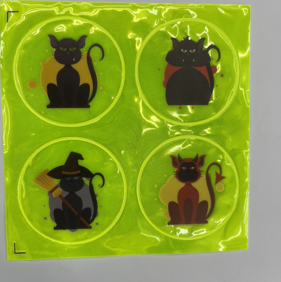 万圣节荧光贴纸