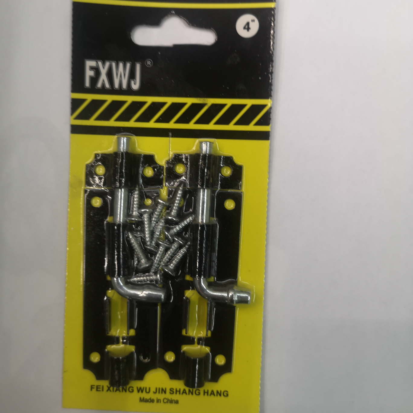 Two 4-inch black lacquer pins per piece