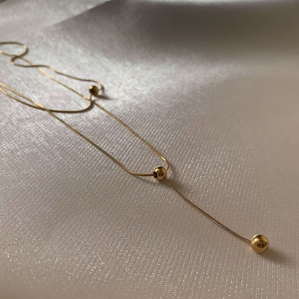 Japanese and Korean non-fading, simple and versatile, elegant collarbone chain, women's niche design, ins double-layer necklace, trendy details Picture