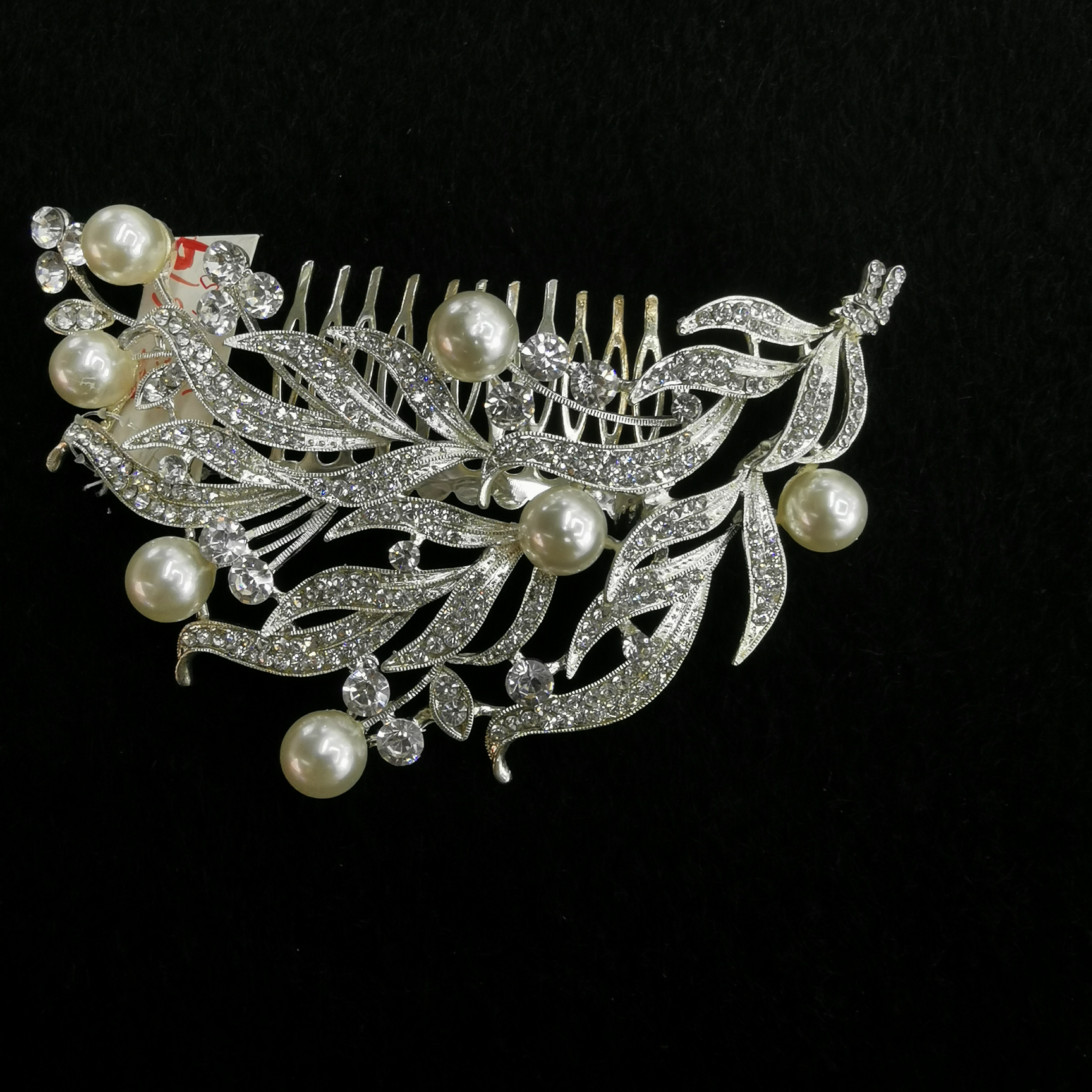 Hair comb White wedding dress accessories Headdress Bridal accessories Western style retro style