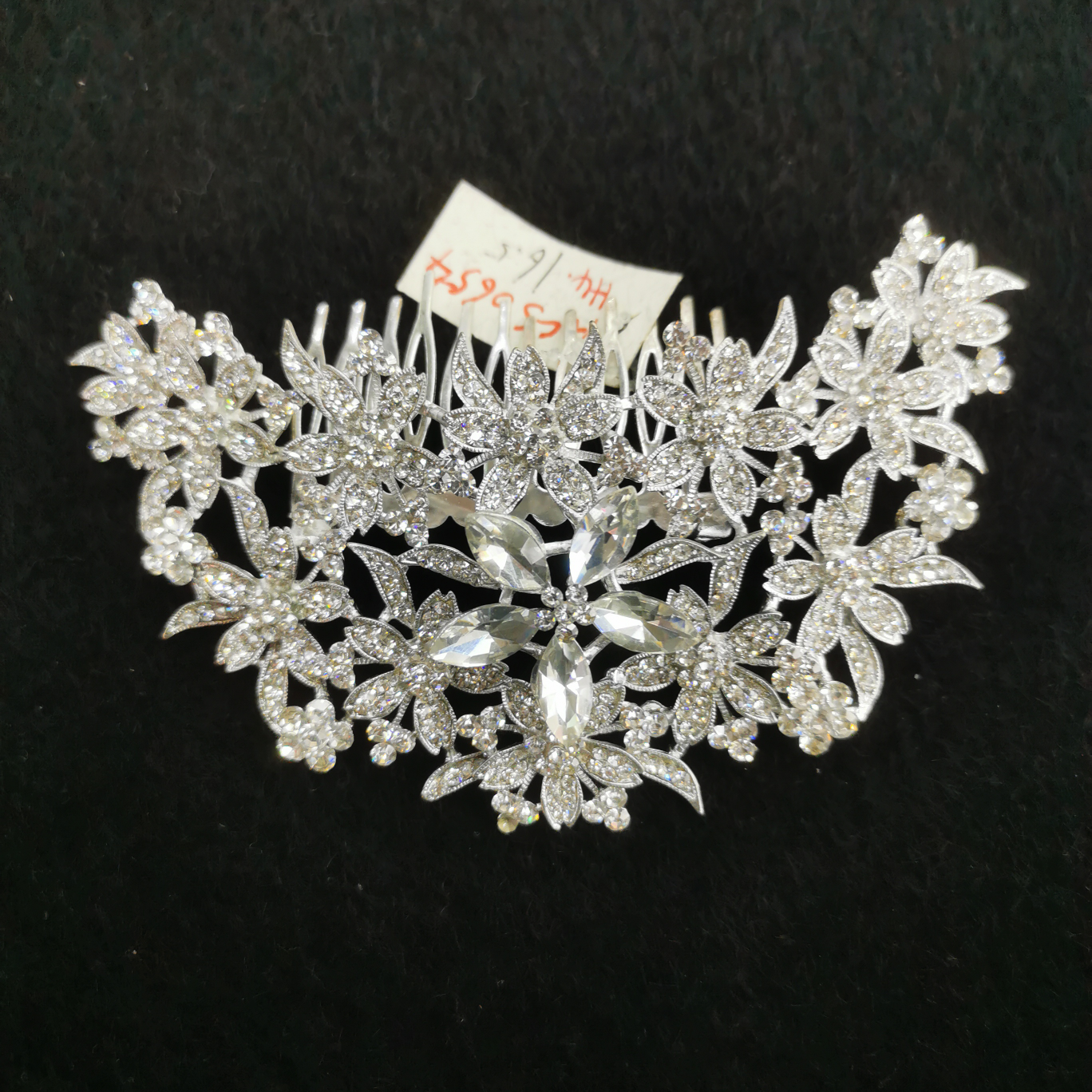 Hair comb tray hair clip clip hair clip clip Hair accessories Hair flower comb rhine-drill accessories adult female