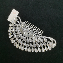 French luxury bridal hair comb white wedding dress accessories Headwear bridal accessories chic