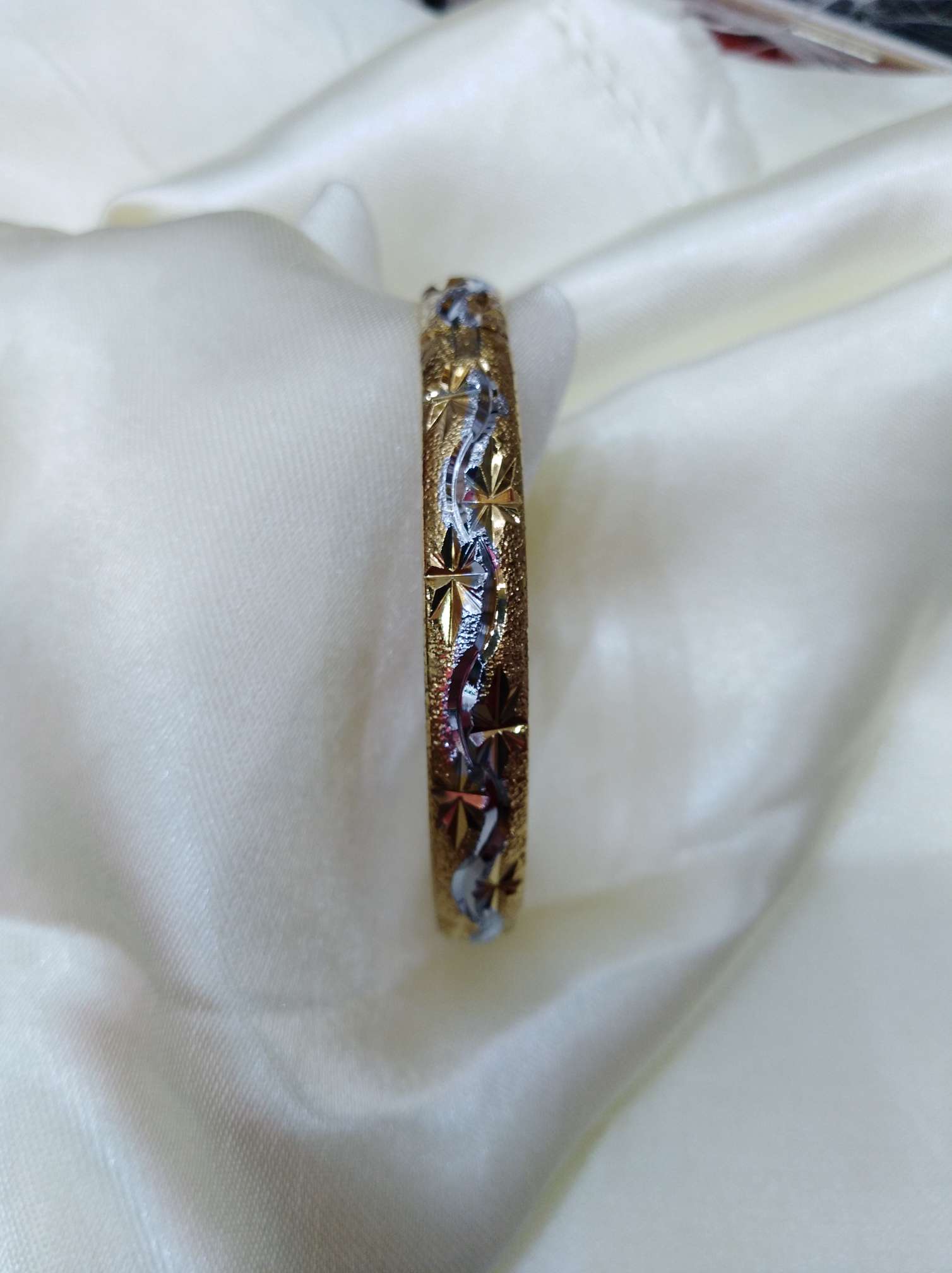 Internet-famous bestseller dual-color color-preserving gold bracelet 8 detail image 1