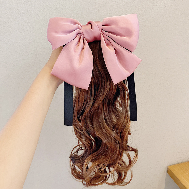 D7 Children's wig hair clips, cute and adorable headwear, cute rainbow wings, unicorn, five-pointed star, mesh, bow, wig hair clips, girls' princess, trendy girls' wigs, braids, hair bands, headwear Item Picture