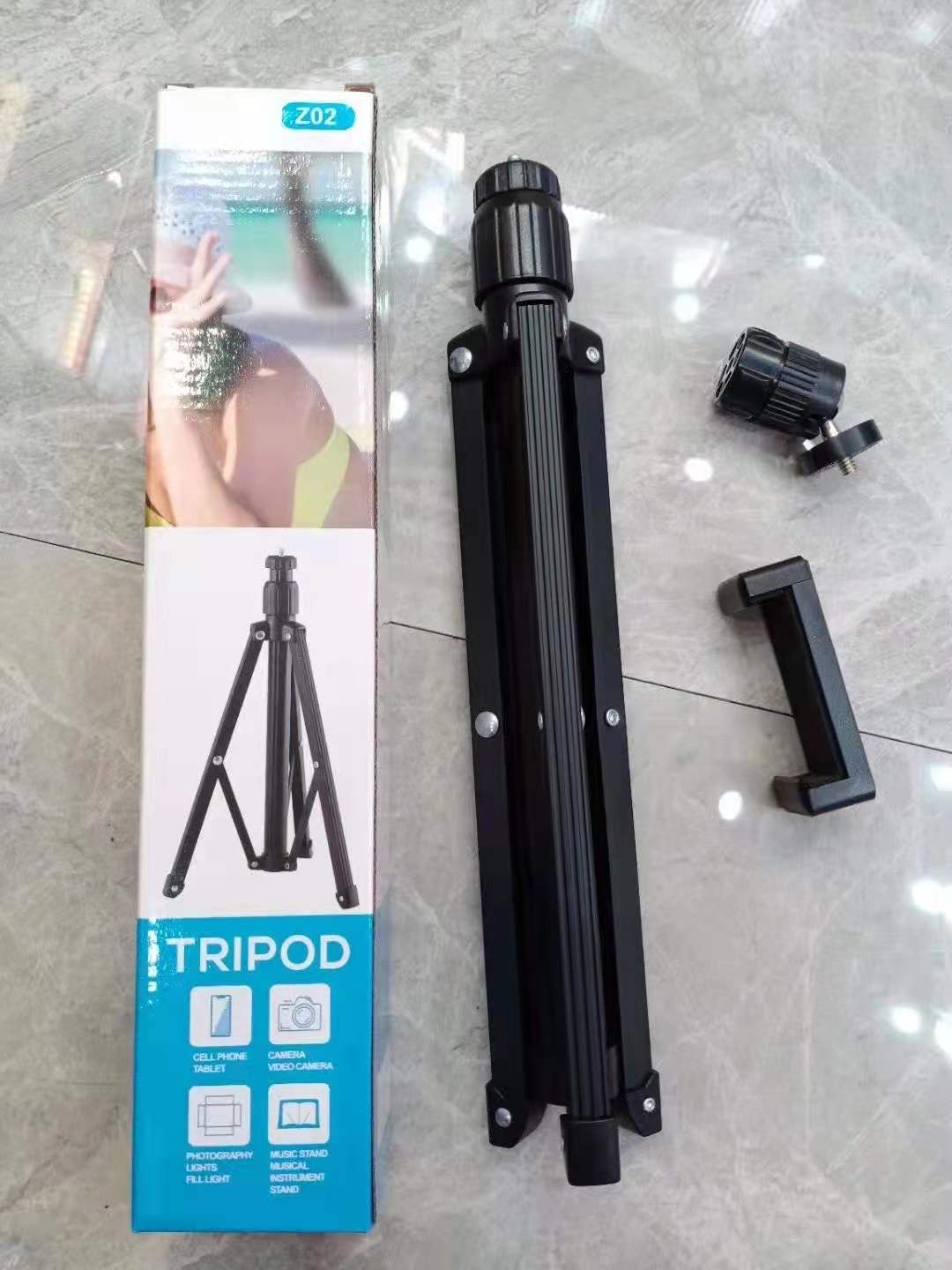 Tripod, tripod, mobile phone fill light stand, photography stand, live streaming stand, Z02 aluminum alloy stand pic 1