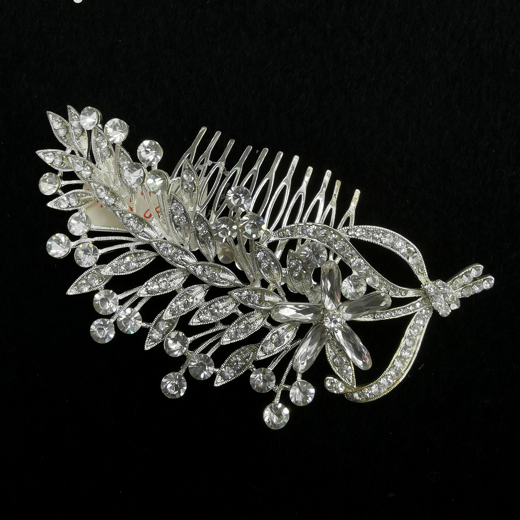 Hair comb tray hair clip clip hair clip Hair clip Hair accessory head flower insert comb rhine-drill head accessories accessories