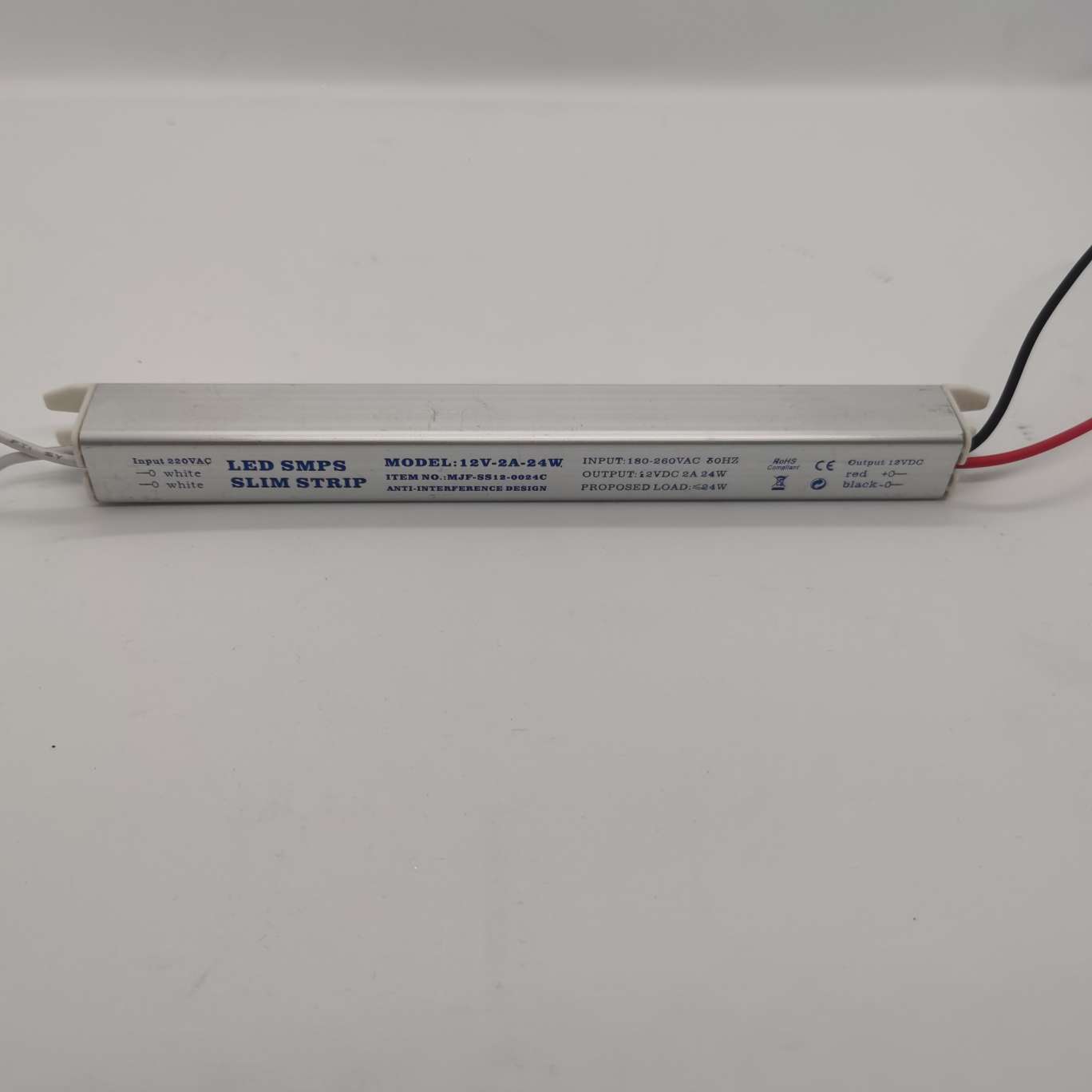 LED灯灯箱专用电源 DC 12V24W  LED开关电源 安防/适配器电源白底实物图