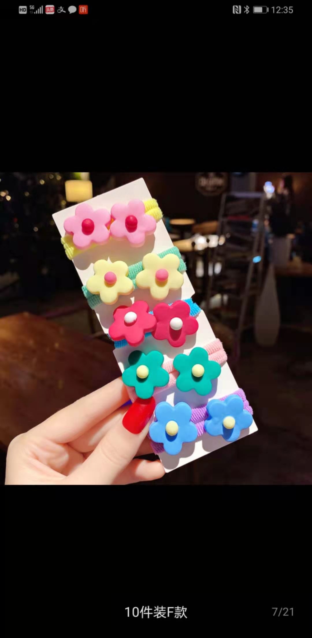 Small 66-piece Korean children's hair tie, seamless hair tie, no damage to baby's hair, cute hair band, hair tie elastic band detail image 5