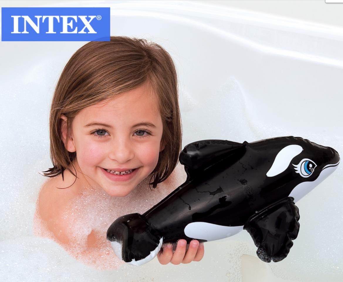 INTEX 59590 Cute Animal Water Seat Ring Children's Swimming Toy 1 Application Scenario