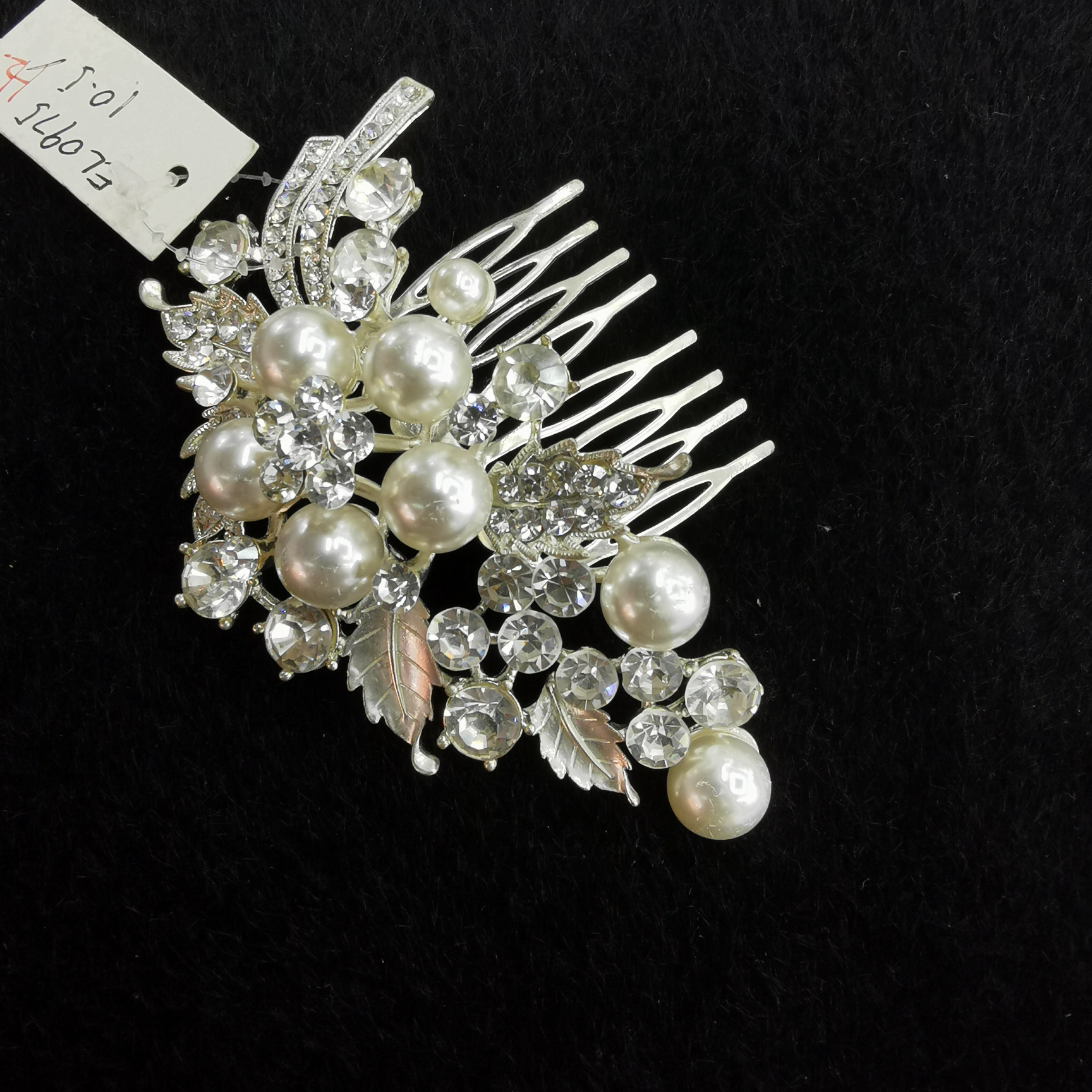 European and American bridal handmade flower hair comb White wedding dress accessories Headwear Bridal headwear