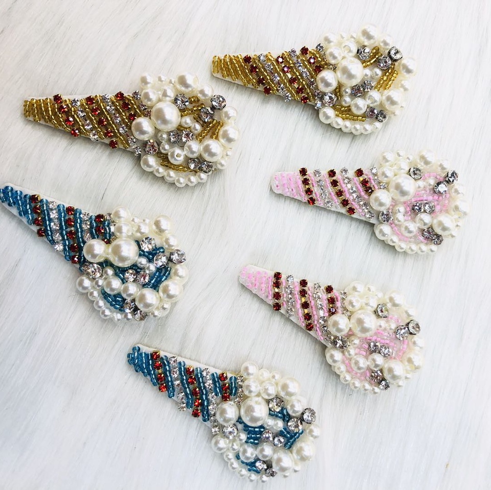 Fashionable, elegant and cute anti-allergy 925 silver needle rice bead series torch 🔥 earrings for women, size 0723-89