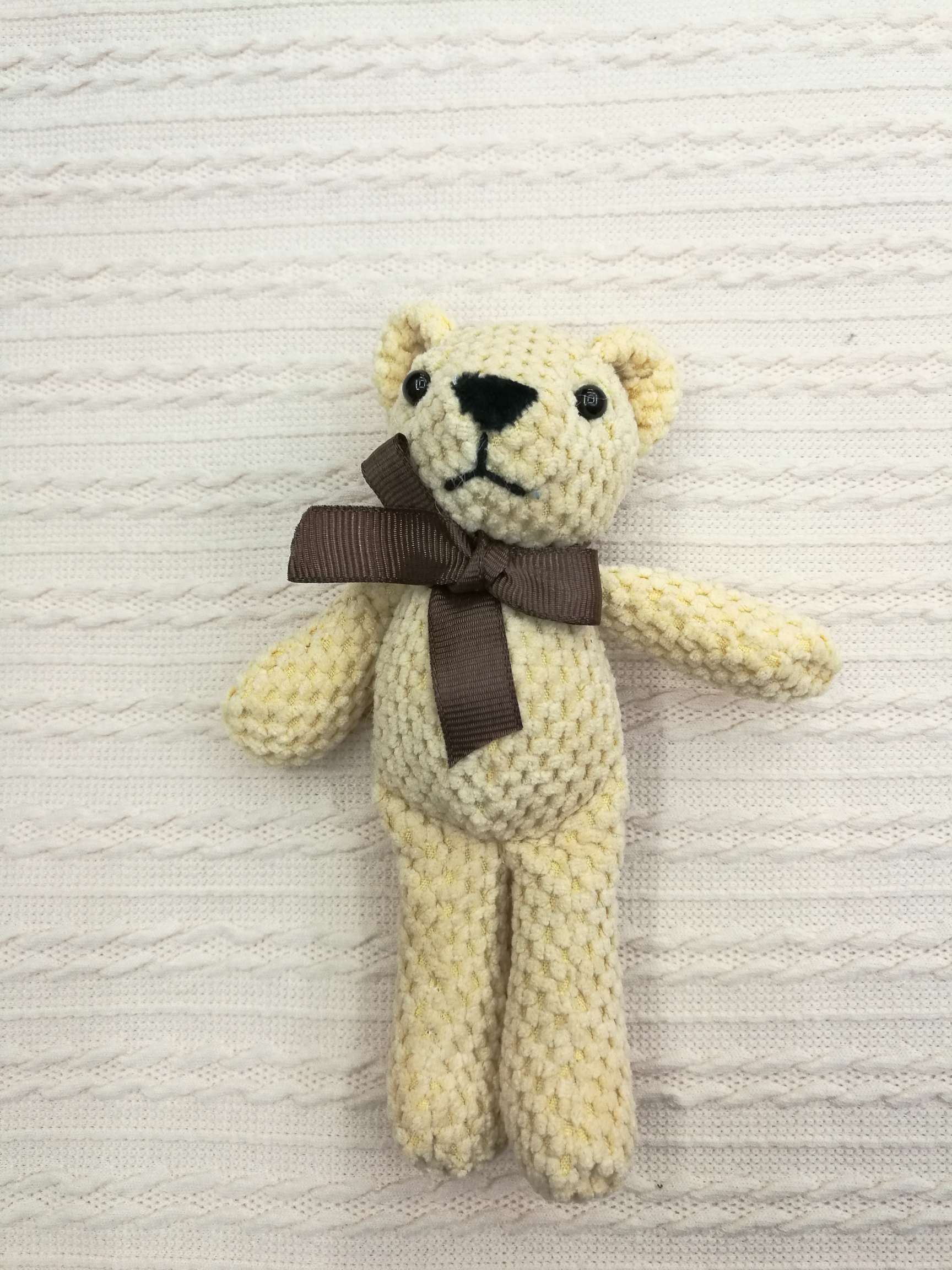 Multi-color 15cm small pineapple bear 1 keychain details Picture