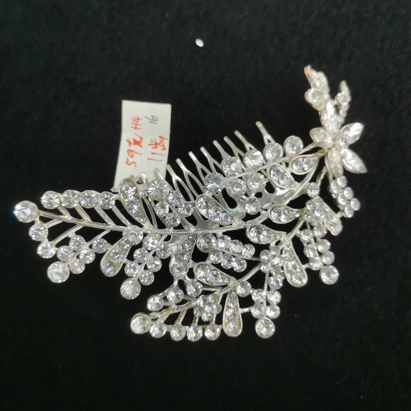Hair comb hairstyle rhinestone jewelry adult female Korean jewelry
