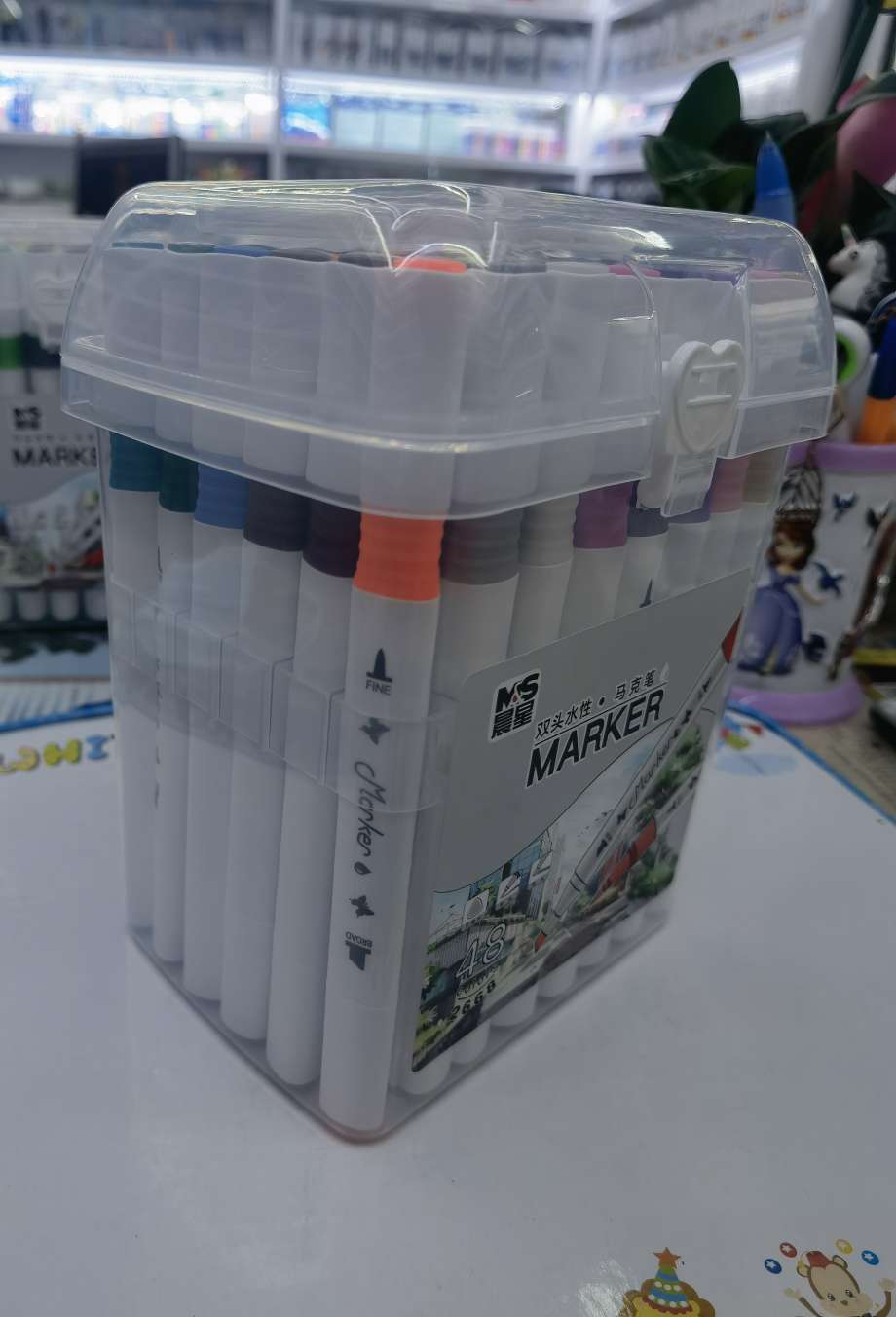 2668 Double Head Water-Based Marker 36 Colors details Picture