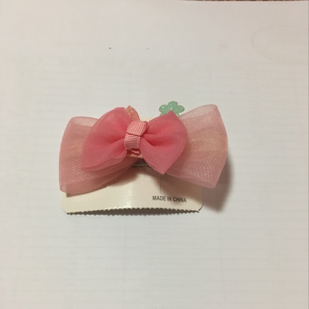 双成蝴蝶结🎀鸭嘴夹设计风格简约时尚大方