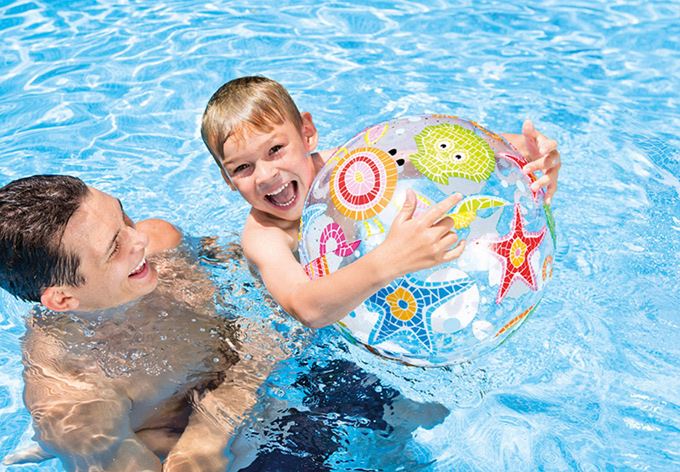 INTEX 59040 popular grupo playa bola agua niños burbuja color playa bola Specification image