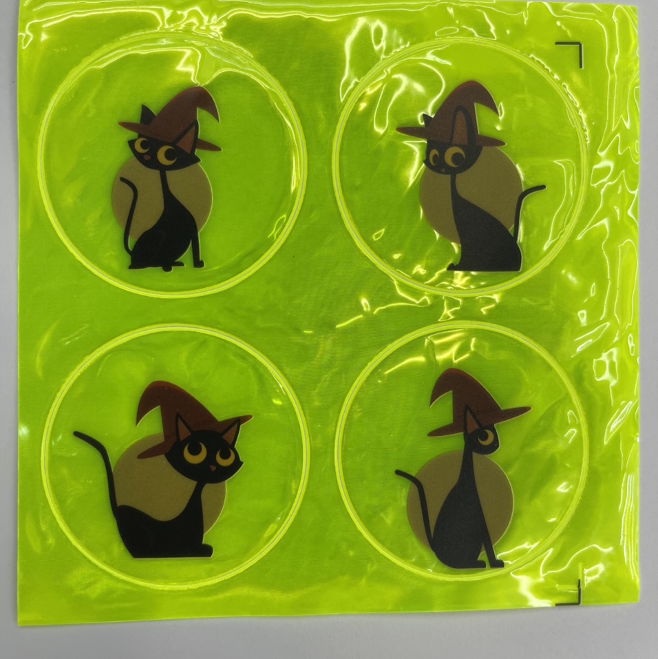 万圣节荧光色贴纸